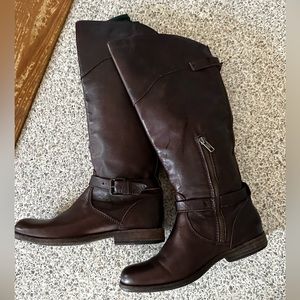 Anna Gore Buckle Frye Ridding Boots